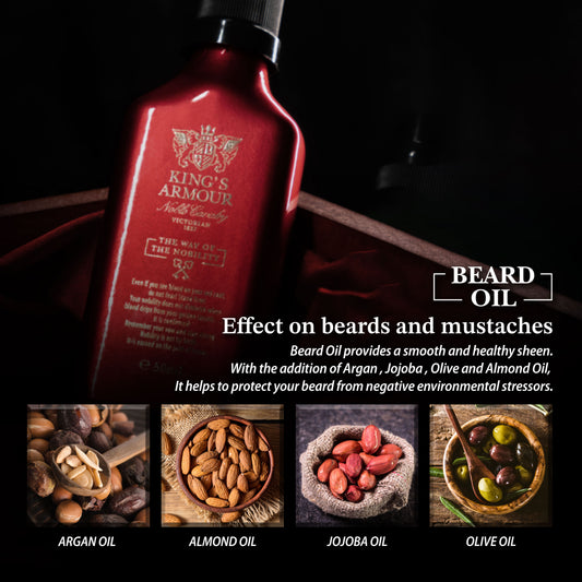 VICTORIAN BEARD OIL- KING'S ARMOUR