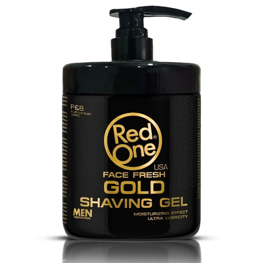 Set Barba Professionale Redone Gold - Gel Rasatura 1000ml + Dopobarba Crema + Dopobarba Cologne Spray ( Omaggio)