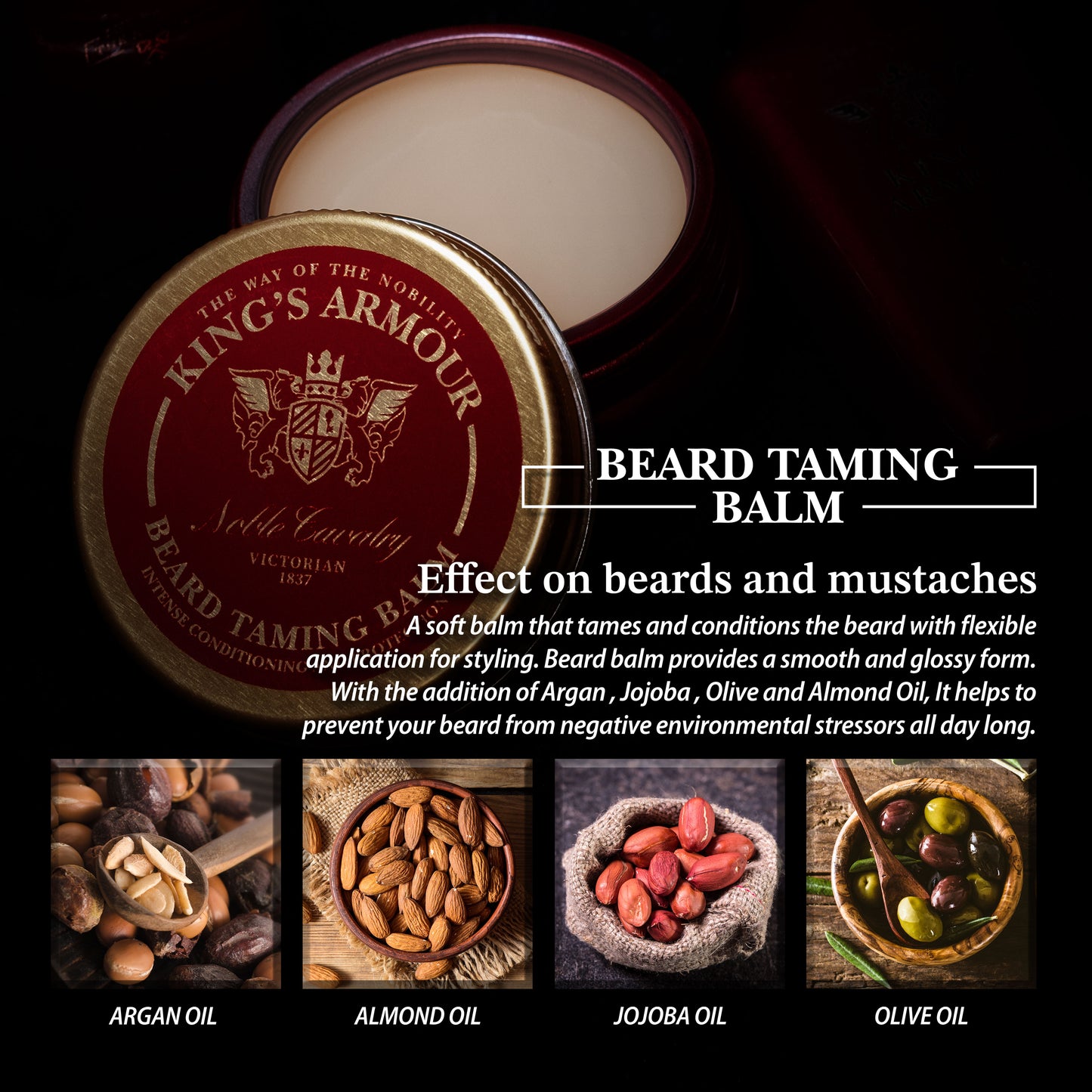 VICTORIAN BEARD BALM- KING'S ARMOUR