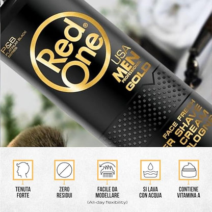 RedOne After Shave Cream Cologne Gold 400ml