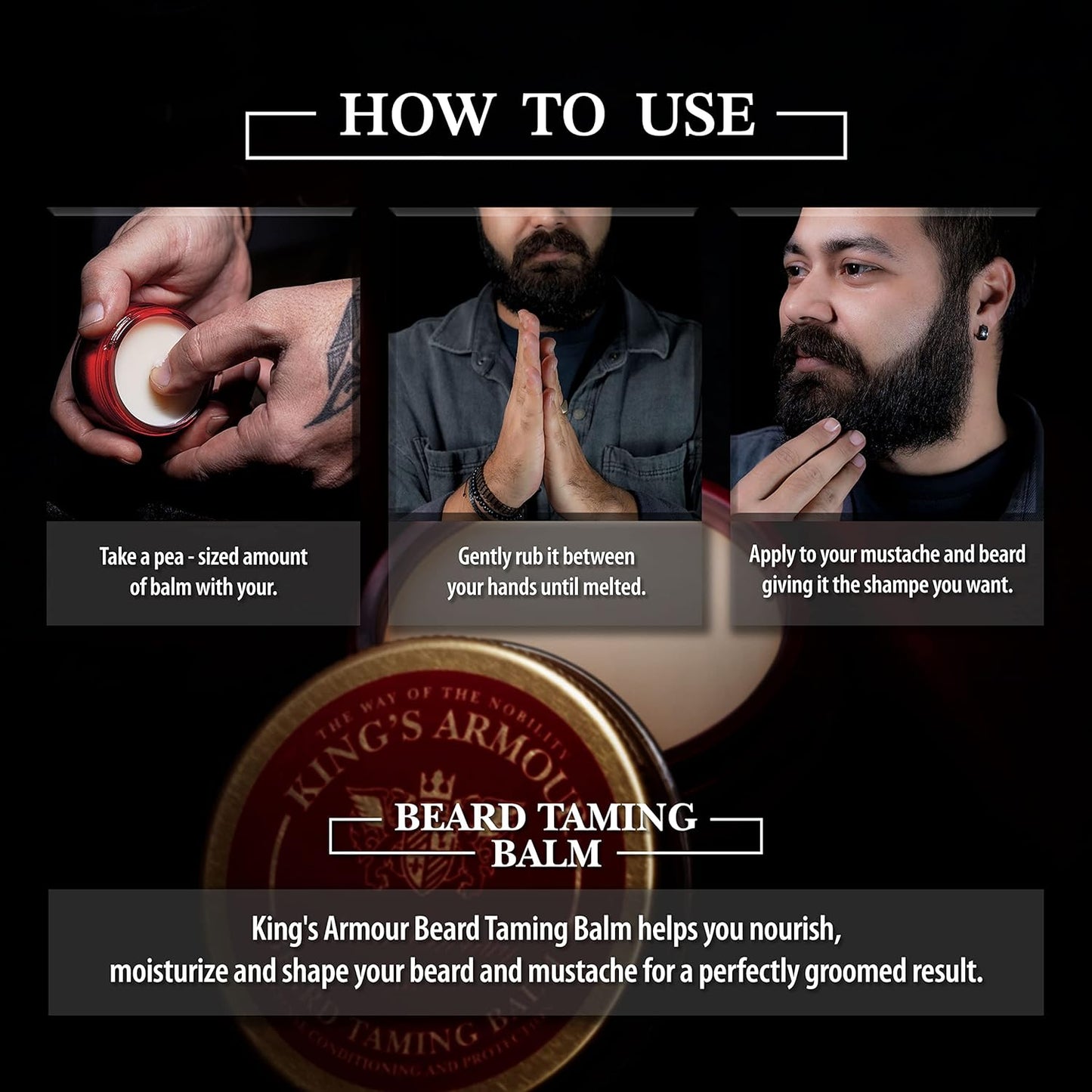 VICTORIAN BEARD BALM- KING'S ARMOUR