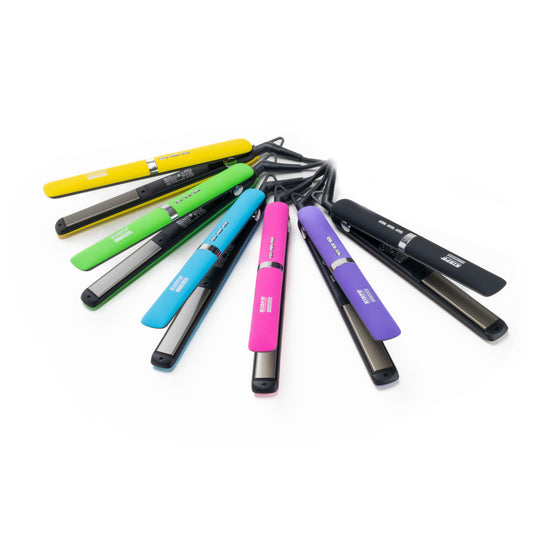 Piastra per capelli con display LED