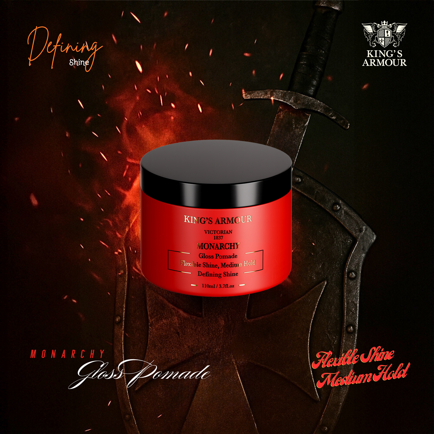 MONARCHY GLOSS POMADE - KING'S ARMOUR