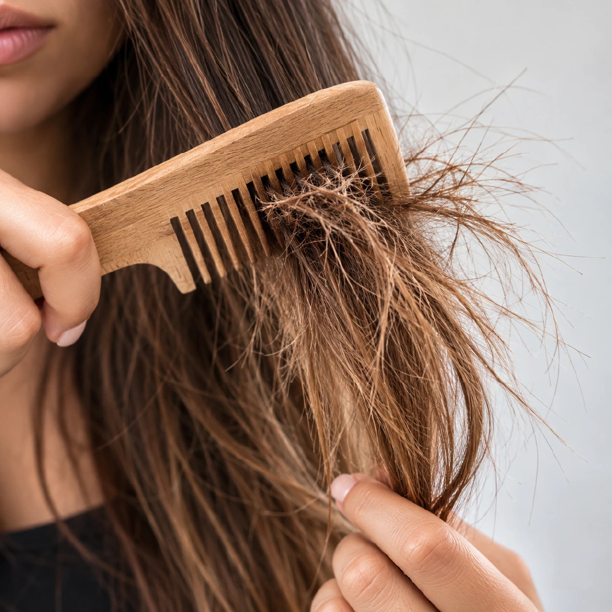 Punte sfibrate, il pettine che si ferma a metà