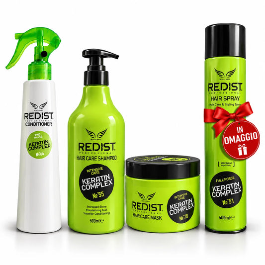 Kit lavaggio riparatore alla cheratina